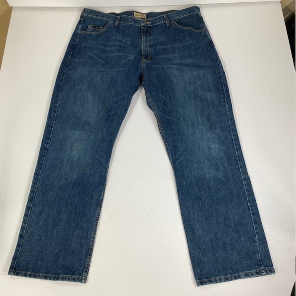 Wrangler 20X Style‎ 01 Men's Jeans 40x32 Relaxed Fit Denim Blue Cotton Dark Wash